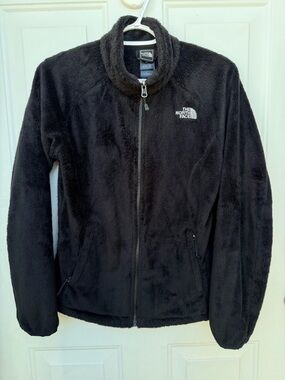 The North Face Women’s S/P Black Fleece Zip Up Jacket Soft Cozy